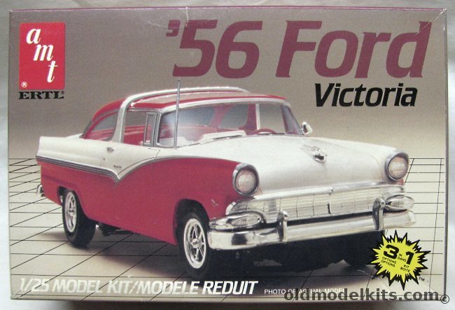 AMT 1/25 1956 Ford Victoria Hardtop - Stock / Drag / Custom, 6547 plastic model kit